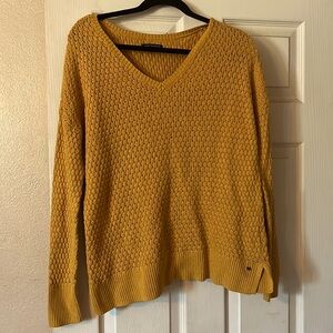 American eagle mustard sweater